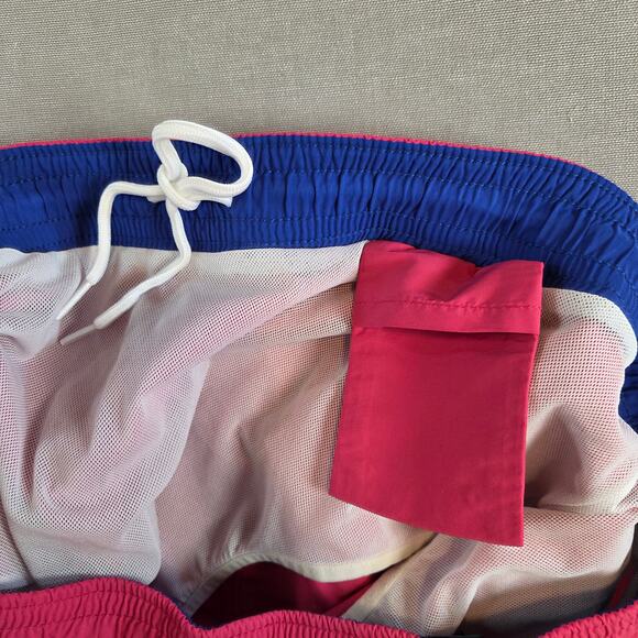 Polo Ralph Lauren Pink Swim Trunks Men’s L Nylon Mesh Lining Taiwan - Picture 8 of 15